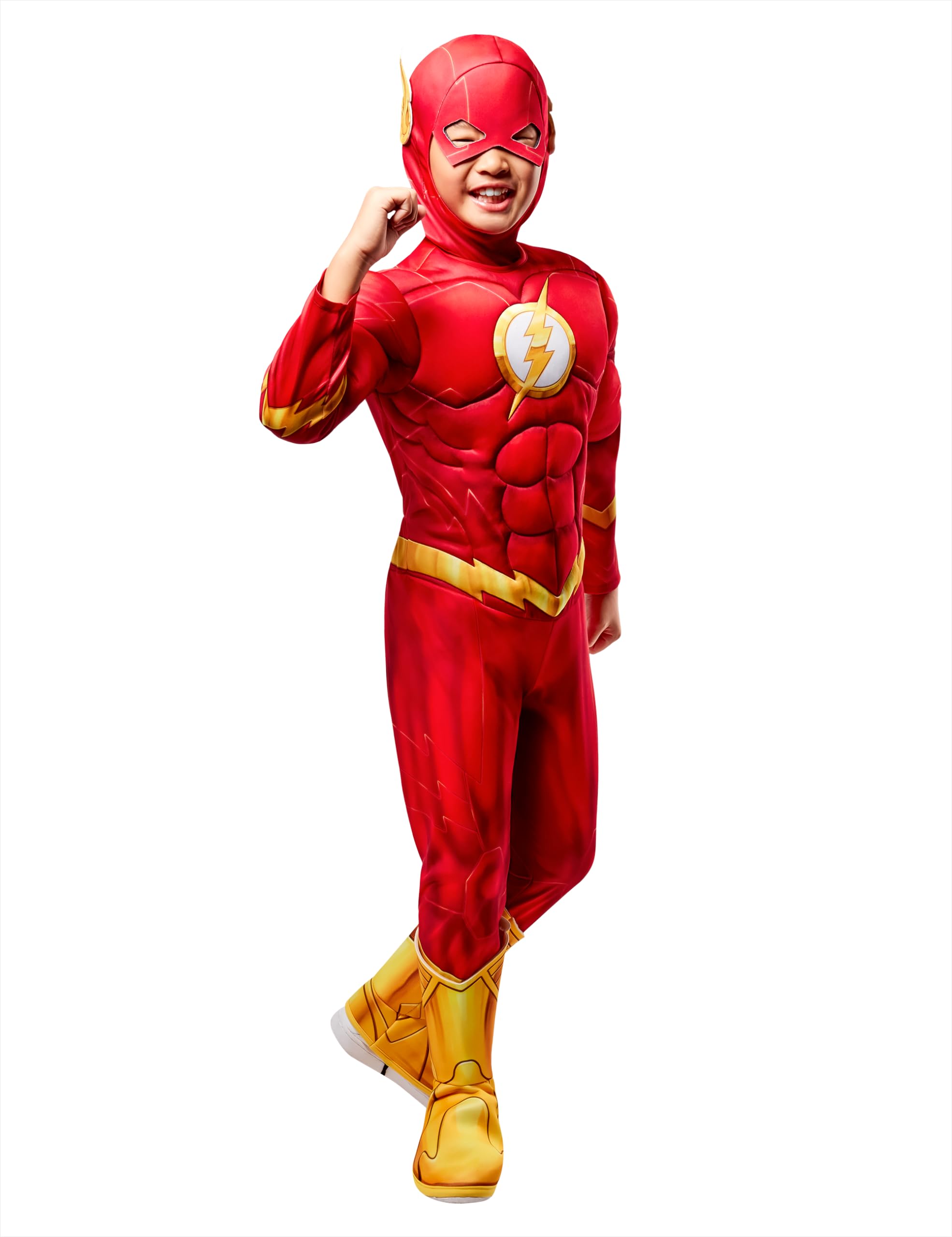 Foto 2 pulgar | Disfraz De Superhéroe Rubie's The Flash Deluxe Para Niños Y Niños - Venta Internacional.