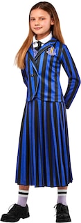 Foto 5 | Disfraz Rubie's Wednesday Nevermore Para Niña, Color Azul - Venta Internacional.