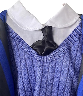 Foto 6 | Disfraz Rubie's Wednesday Nevermore Para Niña, Color Azul - Venta Internacional.