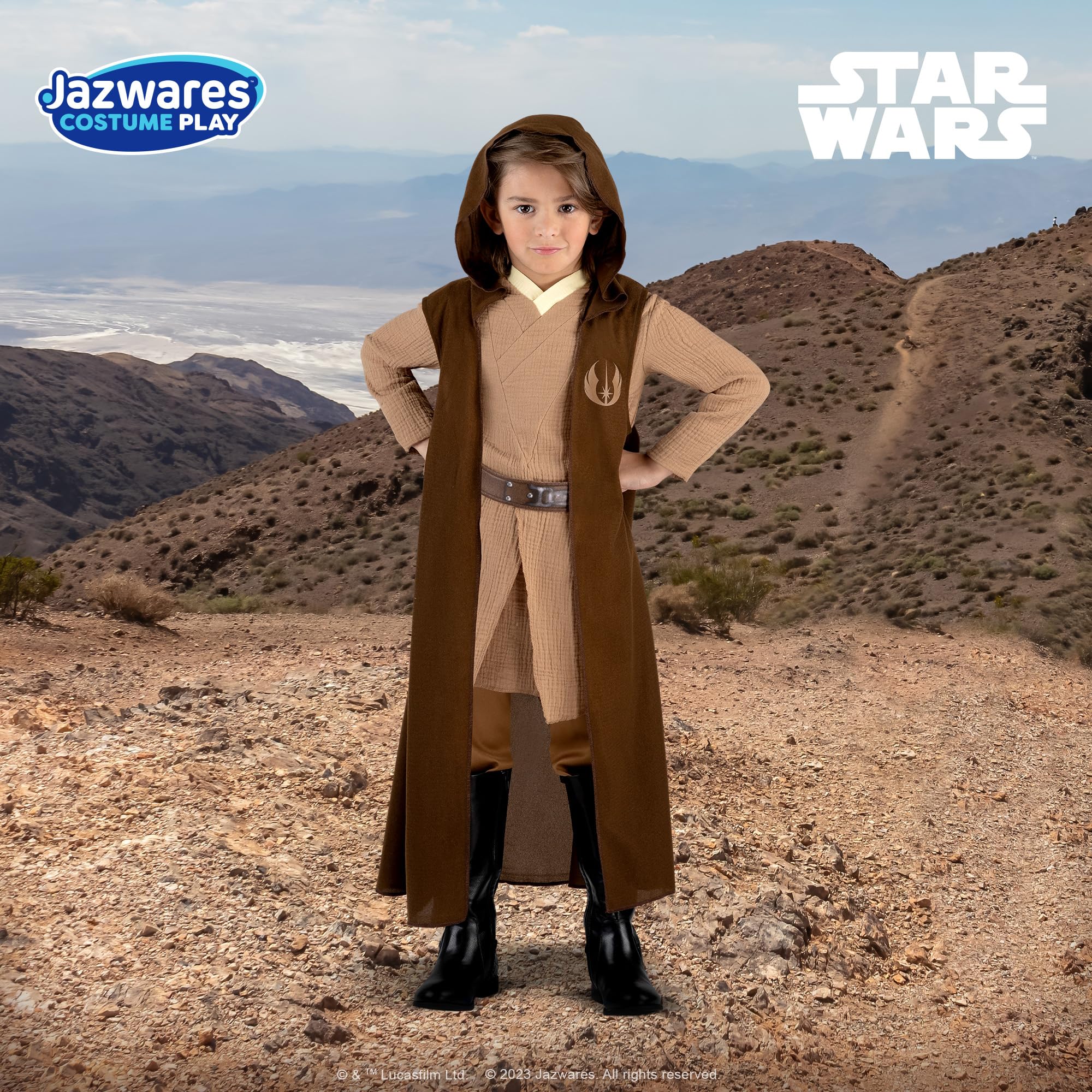 Foto 4 | Disfraz Jazwares Star Wars De Obi-wan Kenobi Para Jóvenes Con Túnica (s) - Venta Internacional.