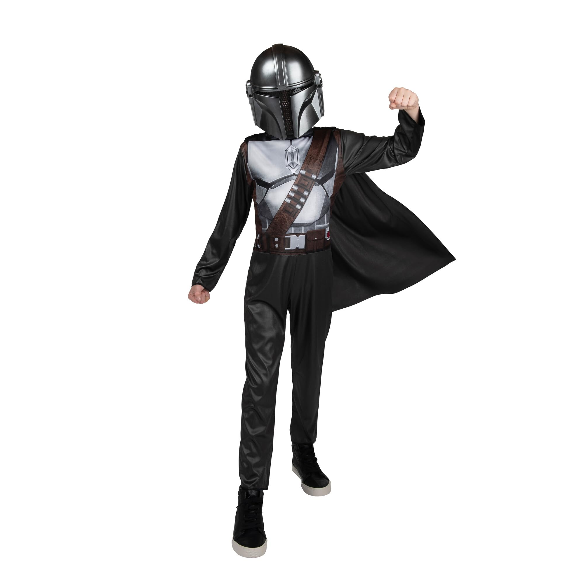 Foto 3 pulgar | Disfraz De Jazwares Star Wars The Mandalorian Youth Con Máscara - Venta Internacional.