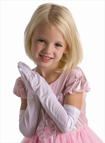 Foto 1 | Guantes Princess Little Adventures Blancos Para Niños Mayores De 3 Años - Venta Internacional.
