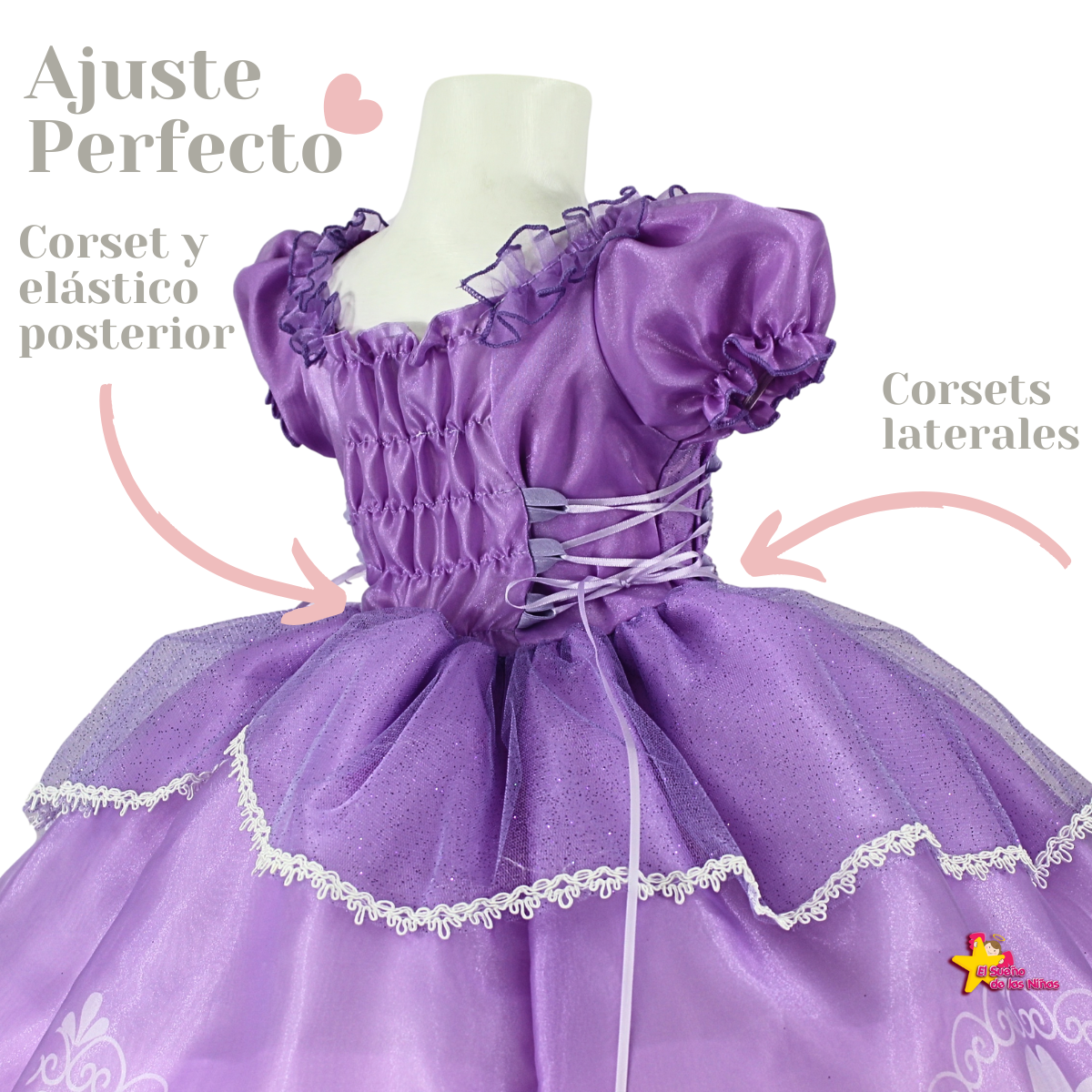 Foto 2 | Disfraz Princesa Sofia Vestido + Faldilla