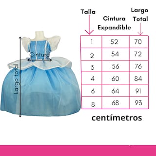 Foto 6 | Vestido Princesa Cenicienta