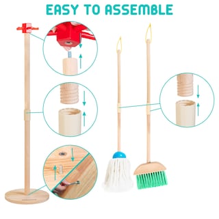 Foto 4 | Set de Limpieza Hellowood Kids Housekeeping 8 Piezas- Venta Internacional