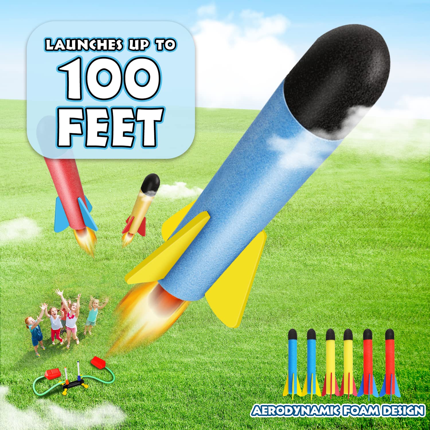 Foto 4 pulgar | Rocket Launcher Toy Life Toy Rocket Con 6 Cohetes De Espuma Para Niños De 4 A 8 Años - Venta Internacional.