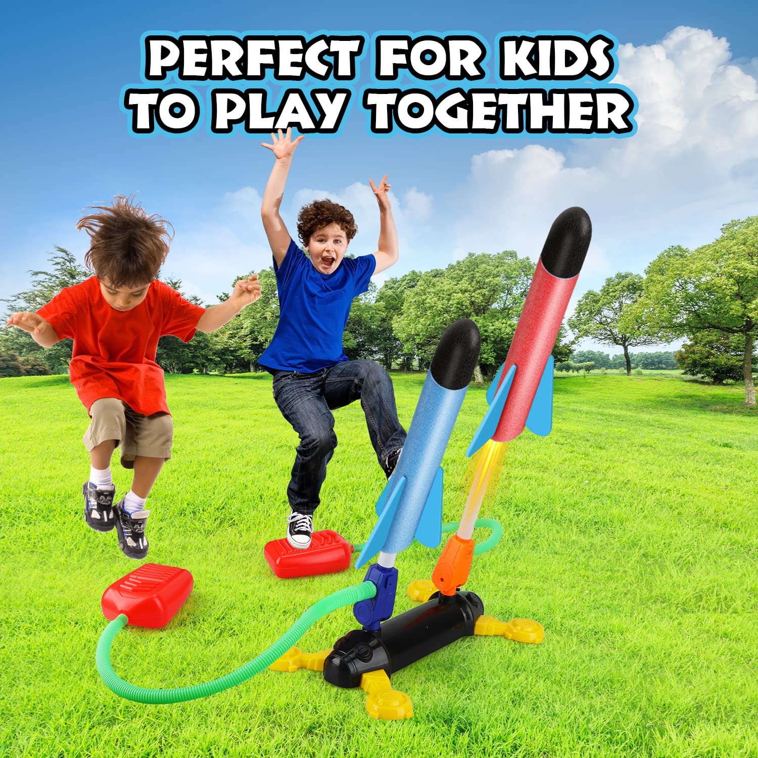 Foto 6 | Rocket Launcher Toy Life Toy Rocket Con 6 Cohetes De Espuma Para Niños De 4 A 8 Años - Venta Internacional.