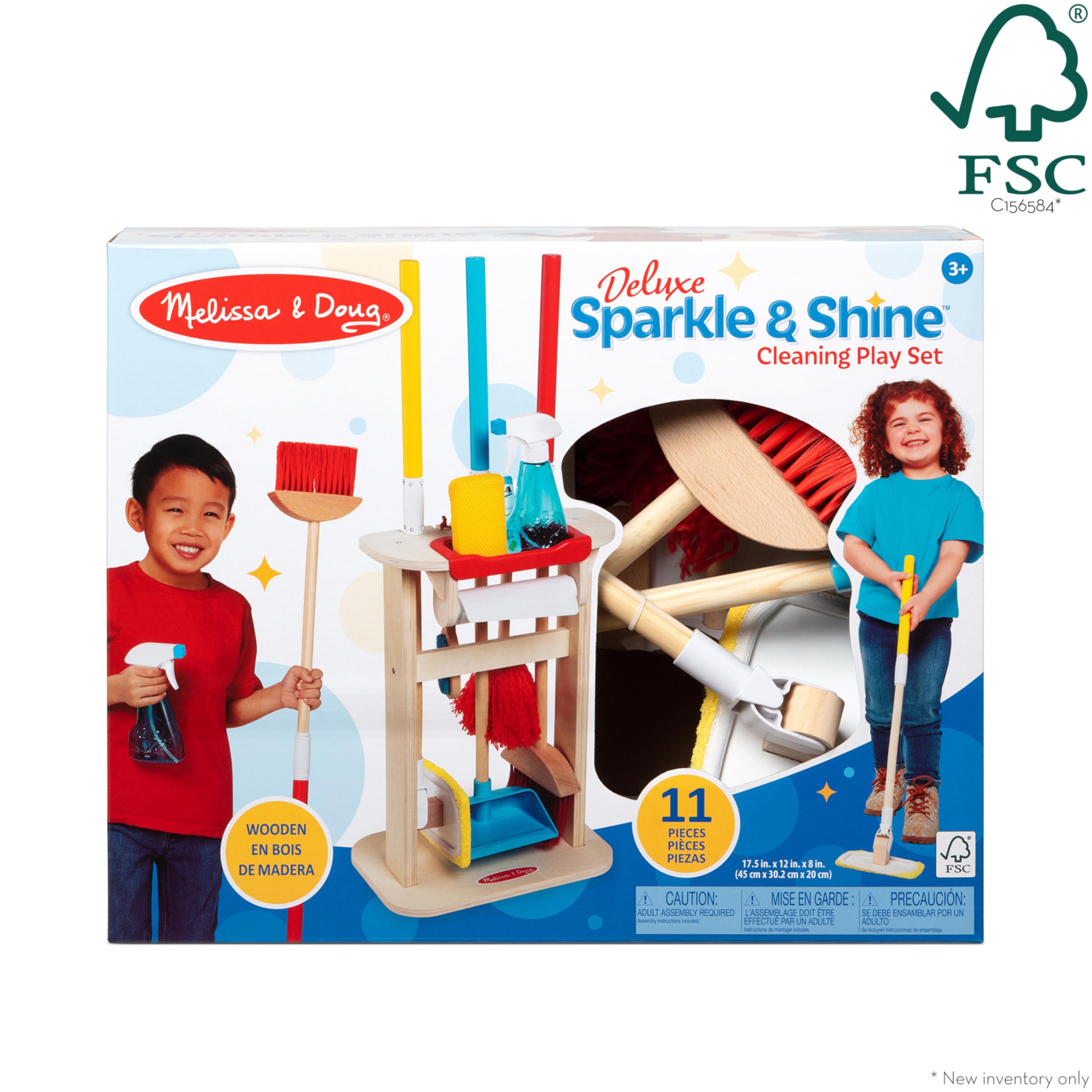 Foto 6 | Set De Juego De Limpieza Melissa & Doug Deluxe Sparkle & Shine - Venta Internacional.