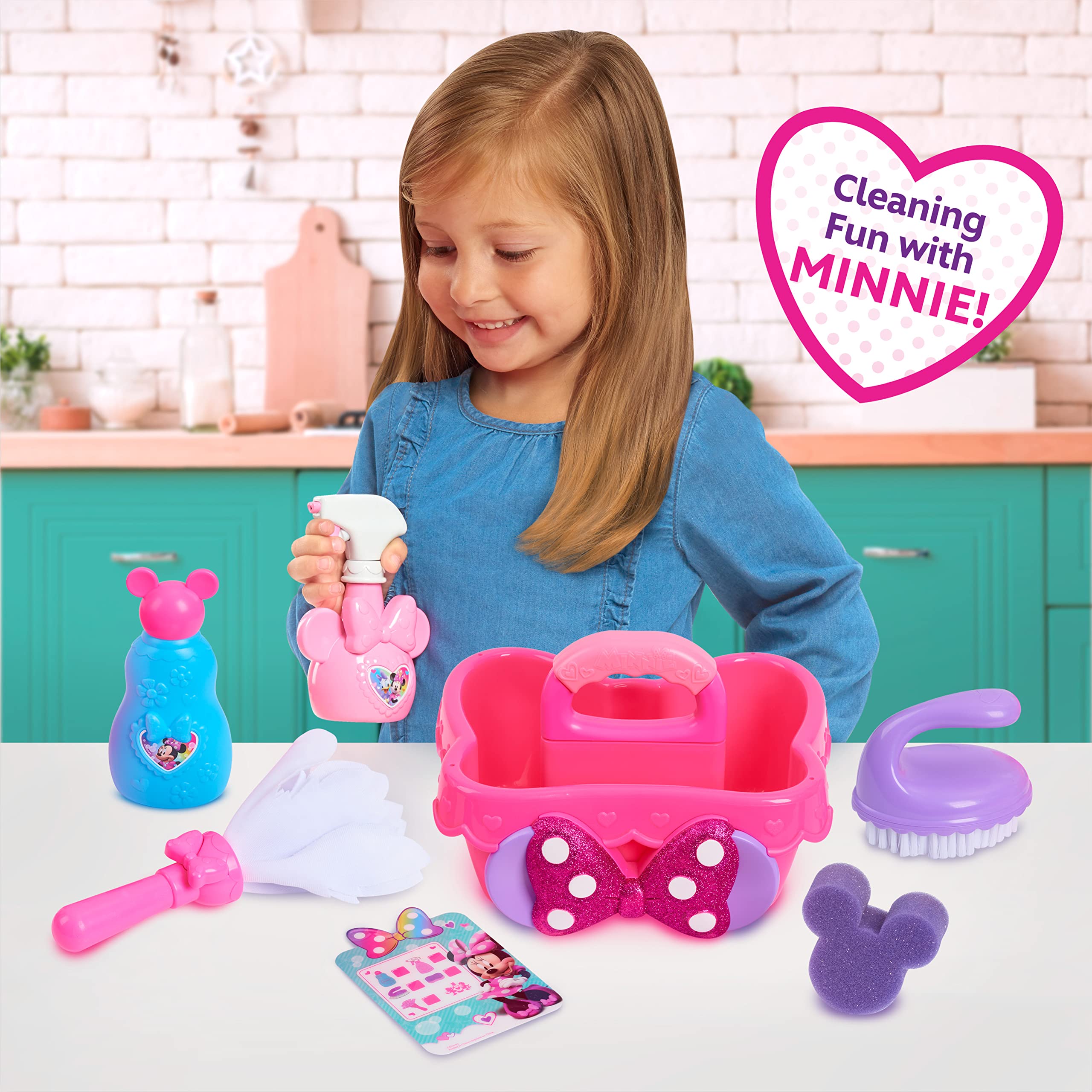 Foto 3 | Juguetes del Hogar Minnie Mouse Sparkle N' Clean-Venta Internacional