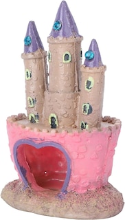 Foto 1 | Decoración Para Acuarios, Castillo De Princesa Y Hada, Corazón De Resina - Venta Internacional.