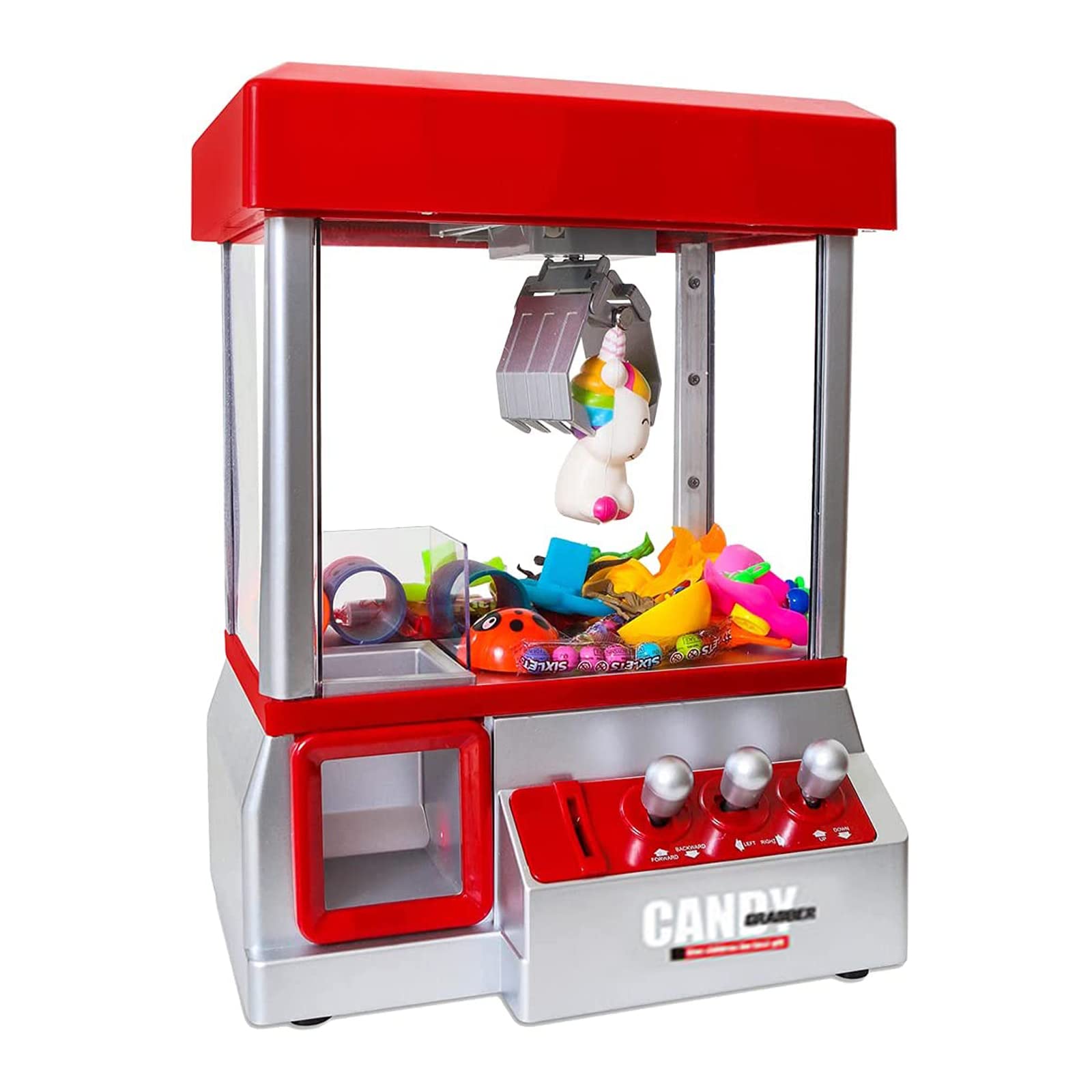 Foto 2 pulgar | Juego Arcade Claw Machine Bundaloos Candy Grabber Con Música - Venta Internacional.