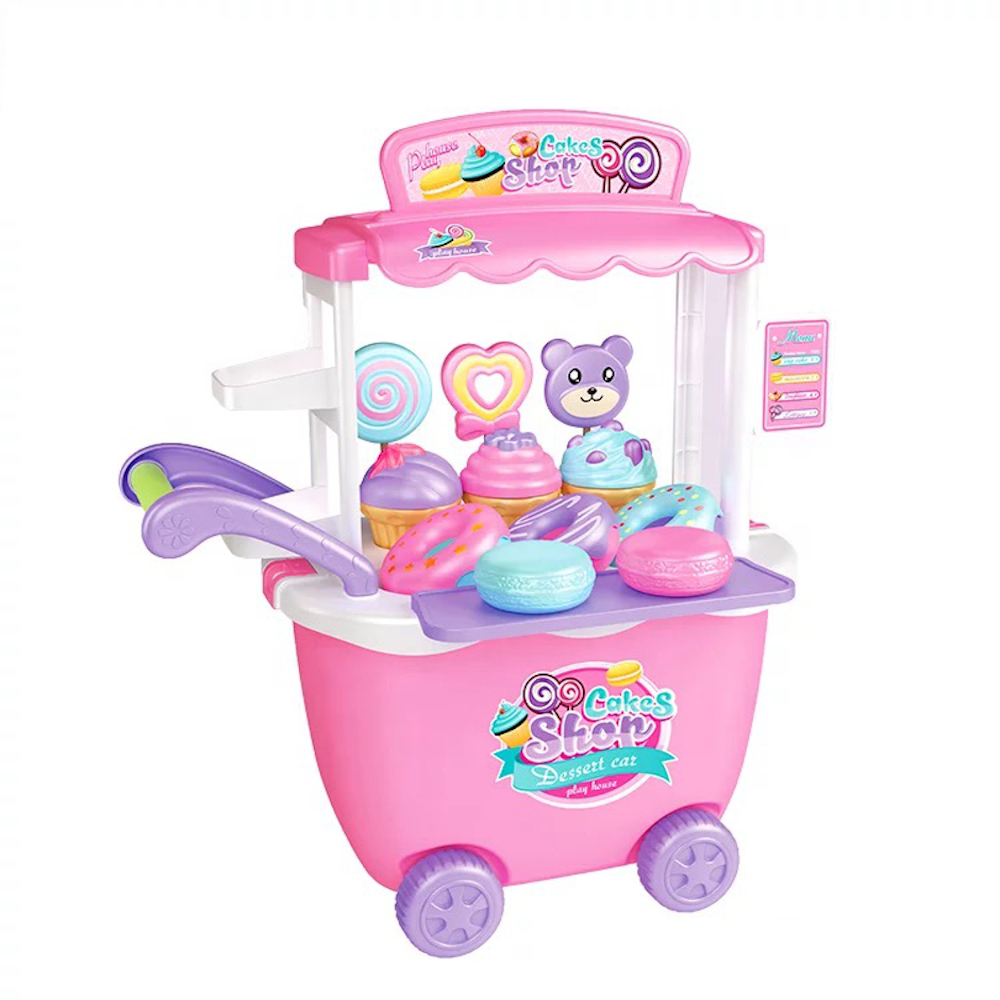 Carrito de Postres Storyland Sh19053255 color Rosa