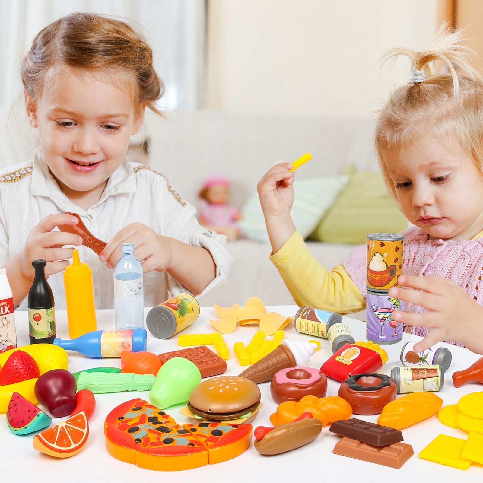 Foto 4 pulgar | Venta Internacional - Play Food Shimfun 143 Piezas Para Cocina Infantil Con Botella De Agua