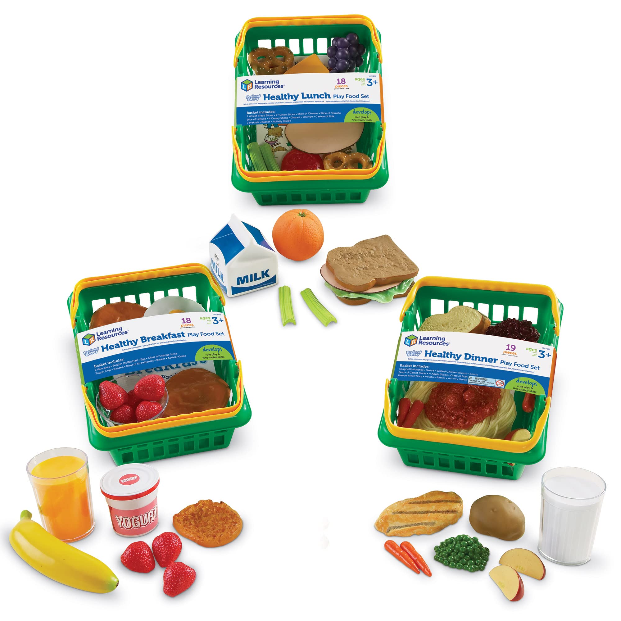 Juego De Alimentos Saludables Pretend & Play De Toy Learning Resources (3+) - Venta Internacional. $2,942