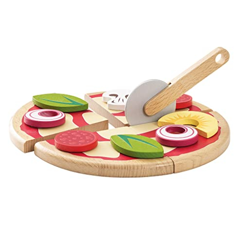 Foto 3 pulgar | Set De Pizza Pretend Play Food Toy Le Toy Van Honeybake Tv279 - Venta Internacional.