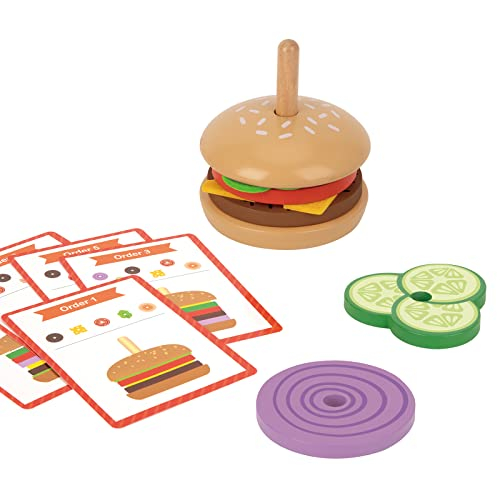 Foto 8 pulgar | Juguete Apilable Tookyland Montessori Hamburguesa para Niños Mayores de 3 Años - Venta Internacional