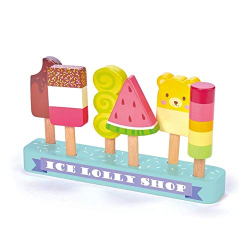 Foto 2 pulgar | Tienda de Helados Toy Ice Lolly Shop con Barra de Helados de Madera 7 Unidades - Venta Internacional