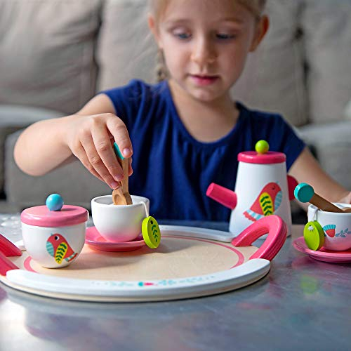 Foto 5 pulgar | Set de Té de Madera Tea Party Fat Brain Toys para Niños -Venta Internacional