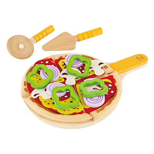 Foto 2 pulgar | Juego de Comida Toy Kitchen  con Forma de Pizza Casera de Madera - Venta Internacional