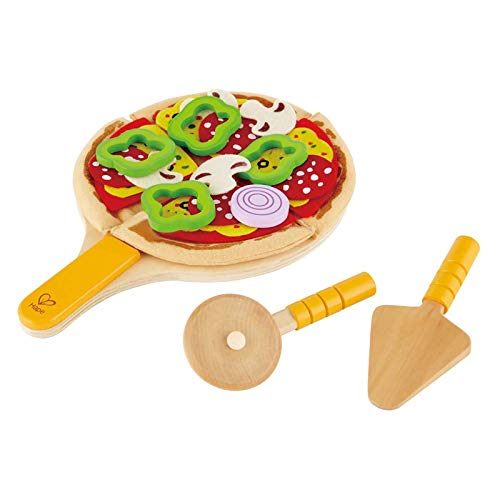 Foto 3 pulgar | Juego de Comida Toy Kitchen  con Forma de Pizza Casera de Madera - Venta Internacional