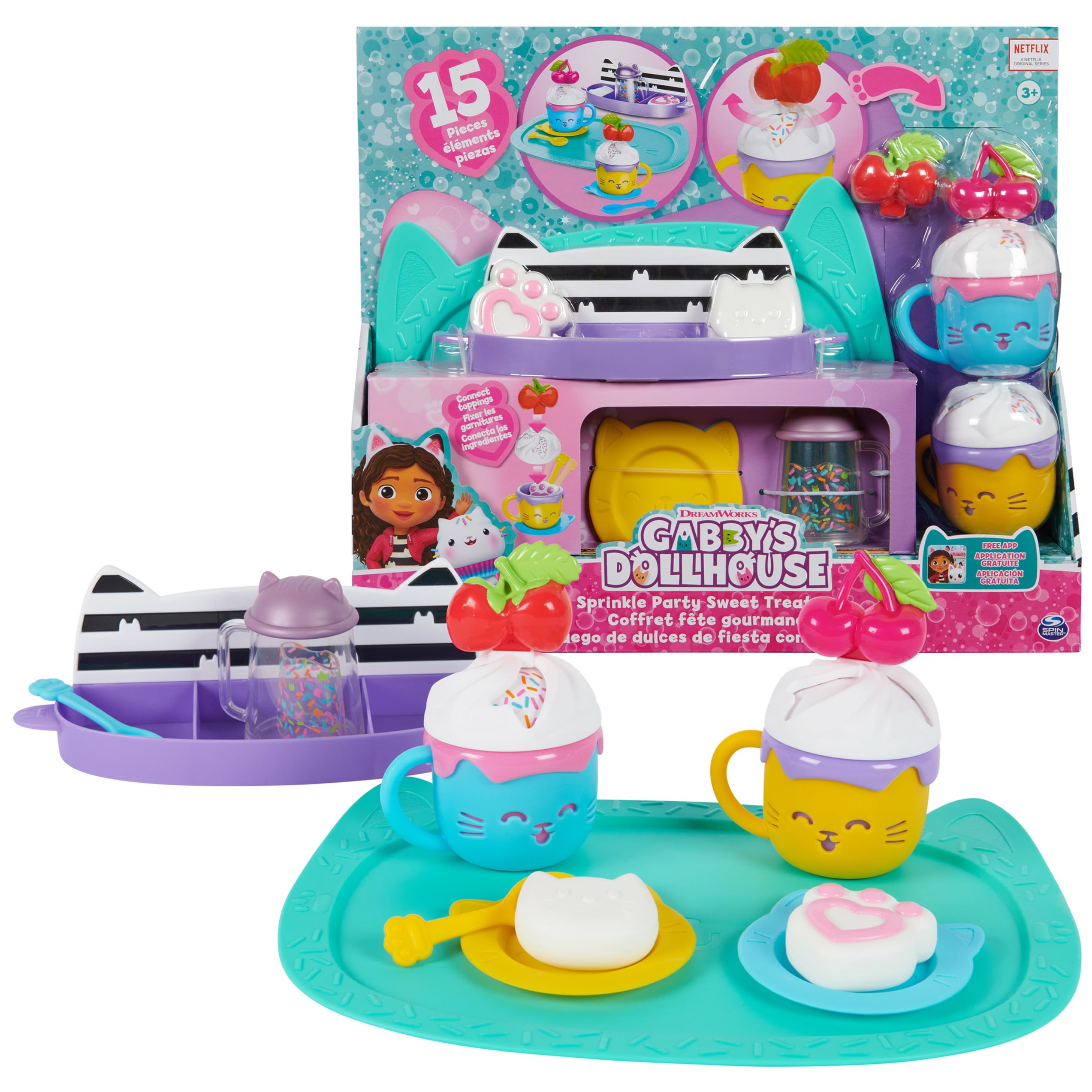 Set de Juego Gabby's Dollhouse Sprinkle Party - Venta Internacional