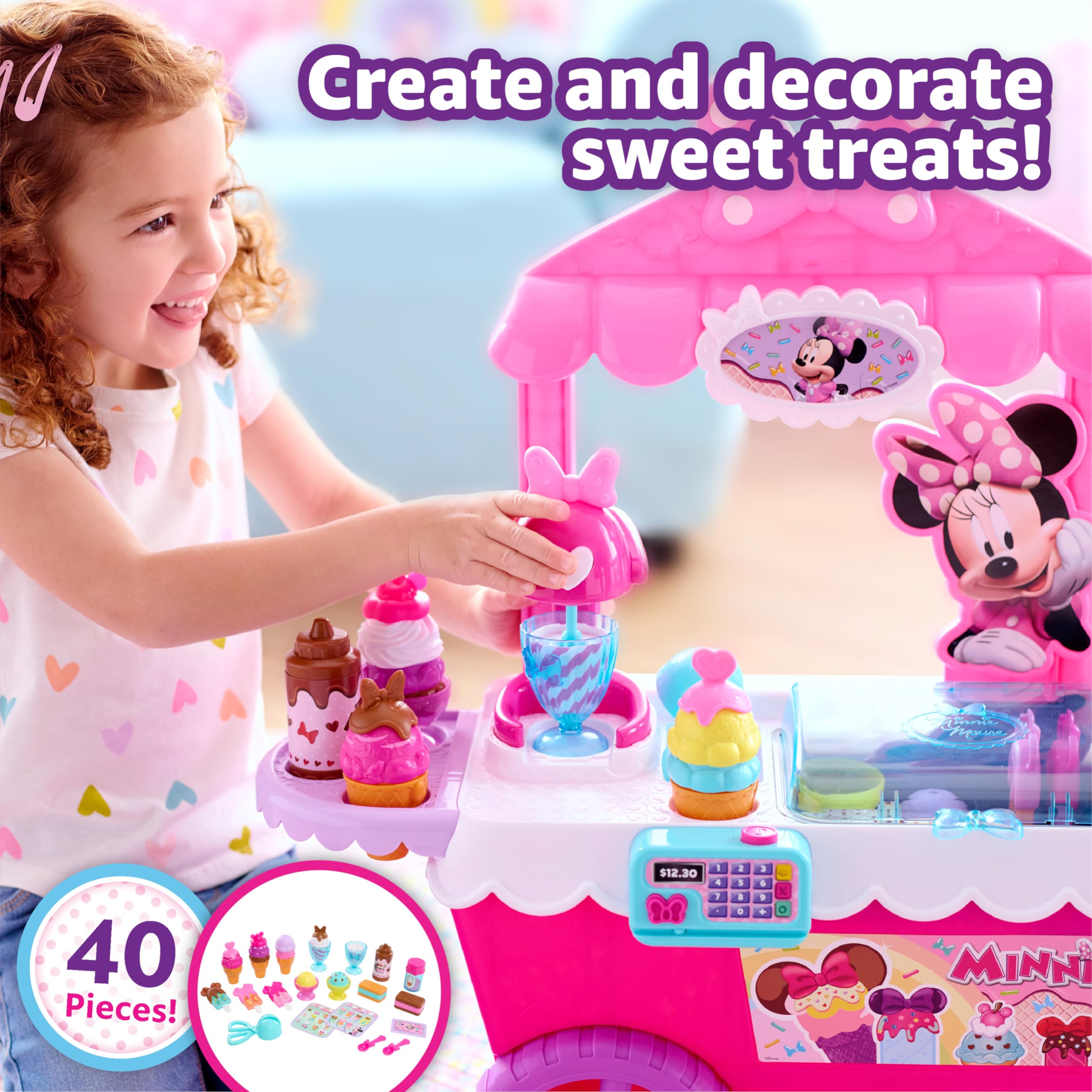 Foto 4 pulgar | Carrito de Helados Disney Junior Minnie Mouse Sweets & Treats - Venta Internacional