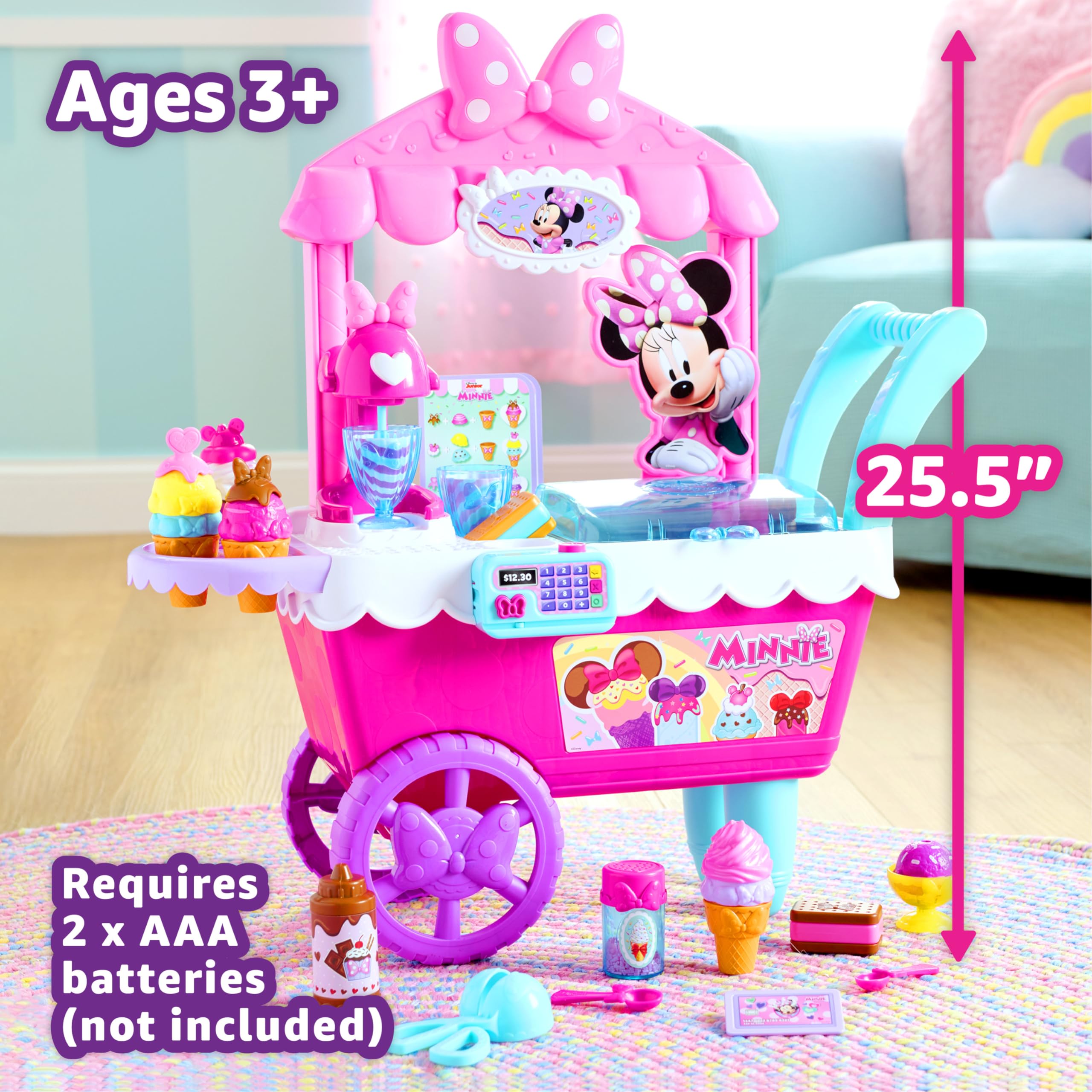 Foto 6 pulgar | Carrito de Helados Disney Junior Minnie Mouse Sweets & Treats - Venta Internacional