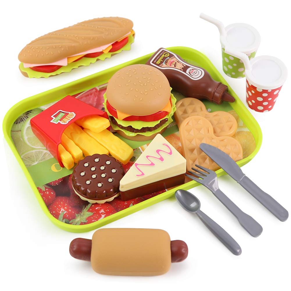 Juego de Comida Lovestown Kids Toys Burger 20 Piezas - Venta Internacional