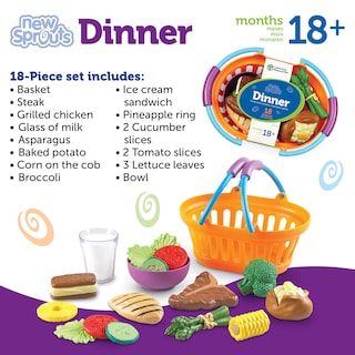 Foto 6 | Juego de Comida Learning Resources New Sprouts Dinner - Venta Internacional