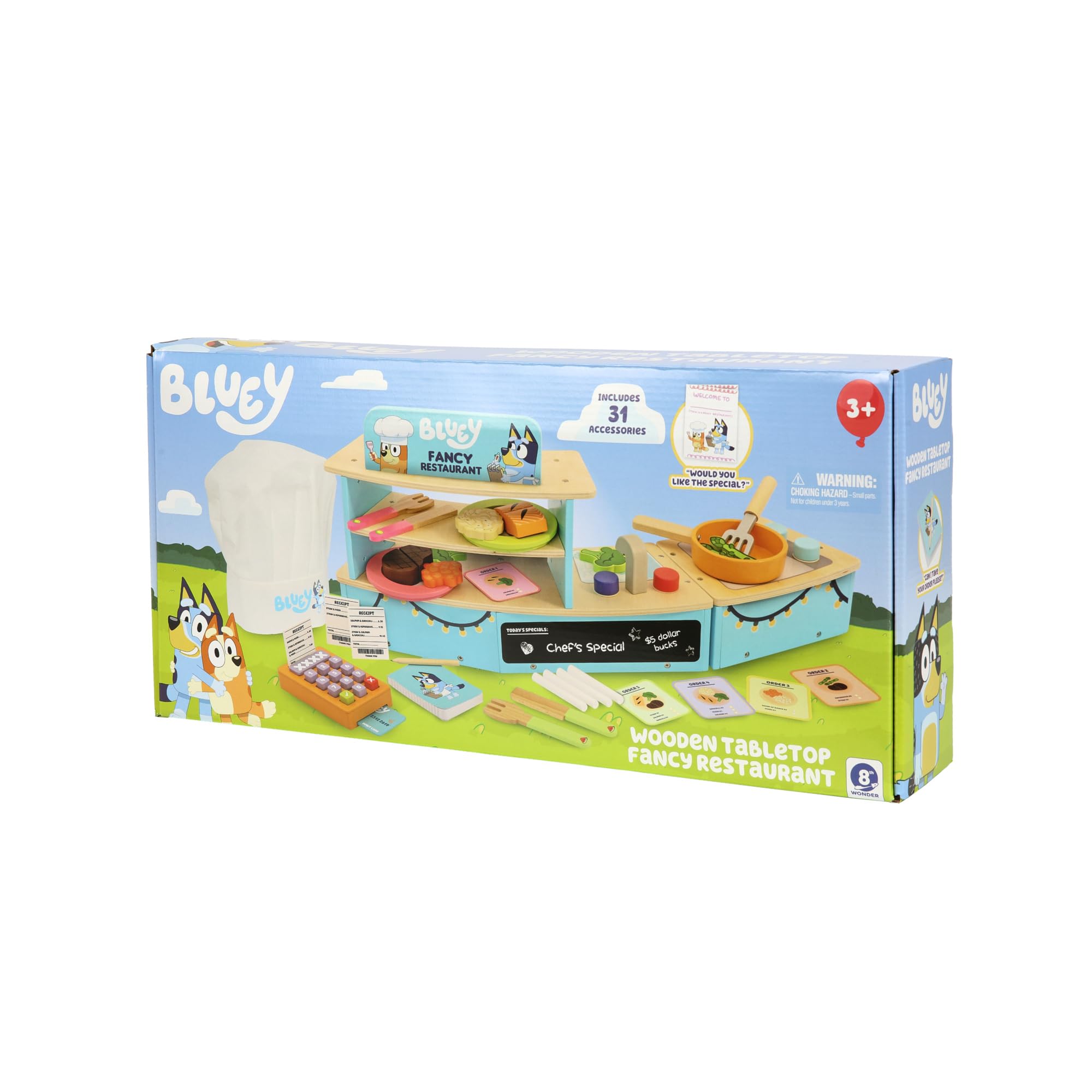 Foto 6 pulgar | Restaurante De Mesa Roleplay Toy Bluey, 32 Piezas, Para Niños Mayores De 3 Años - Venta Internacional.