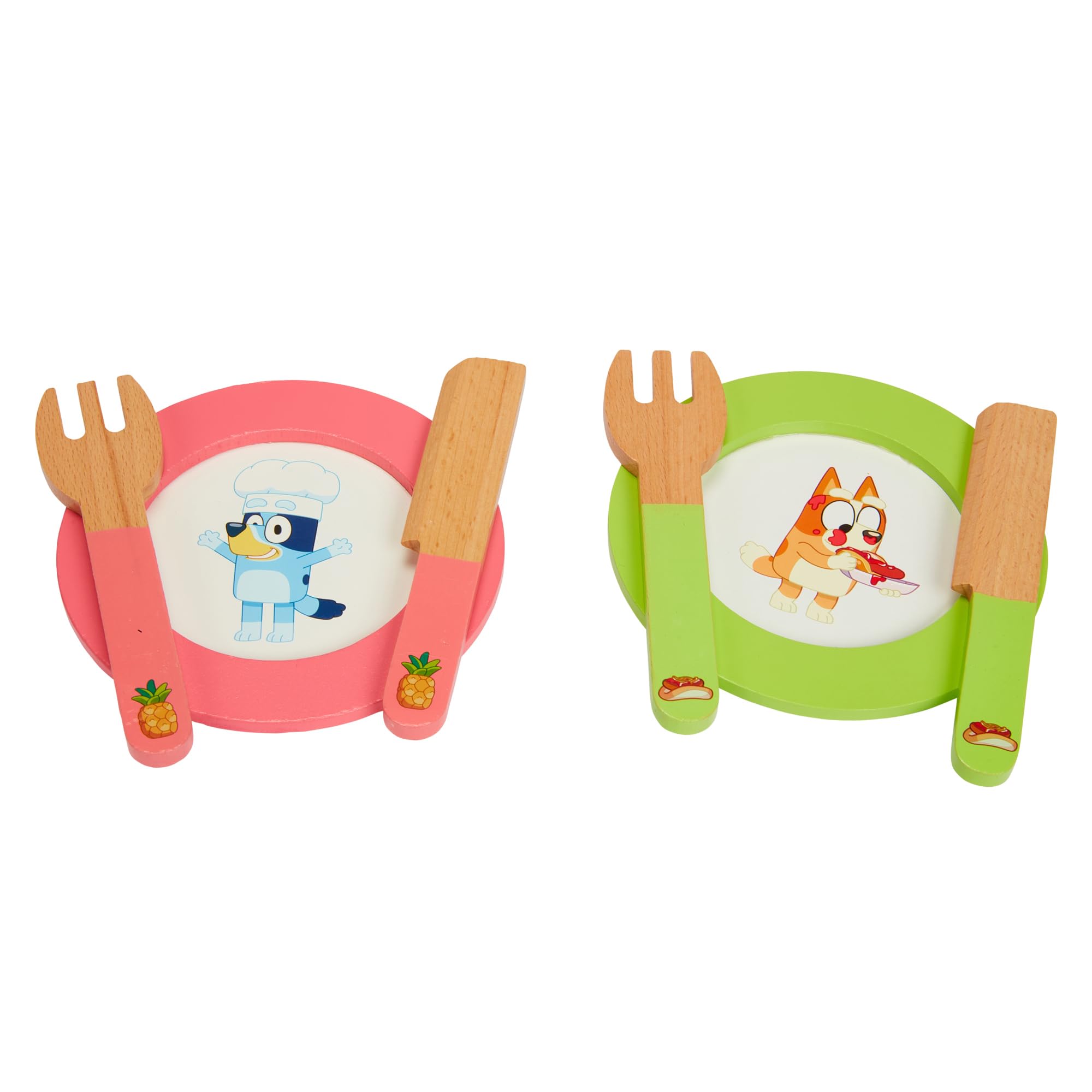 Foto 5 pulgar | Juego De Barbacoa Y Ensalada De Madera Playset Bluey De 33 Piezas Para Niños Mayores De 3 Años - Venta Internacional.