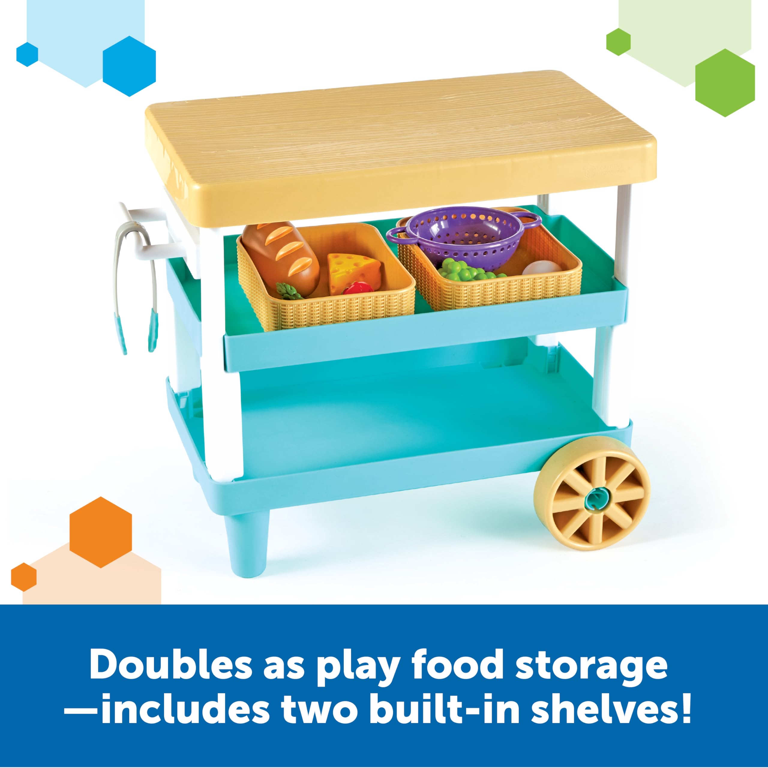 Foto 4 pulgar | Pretend Play Kitchen Island, Recursos De Aprendizaje, New Sprouts - Venta Internacional.