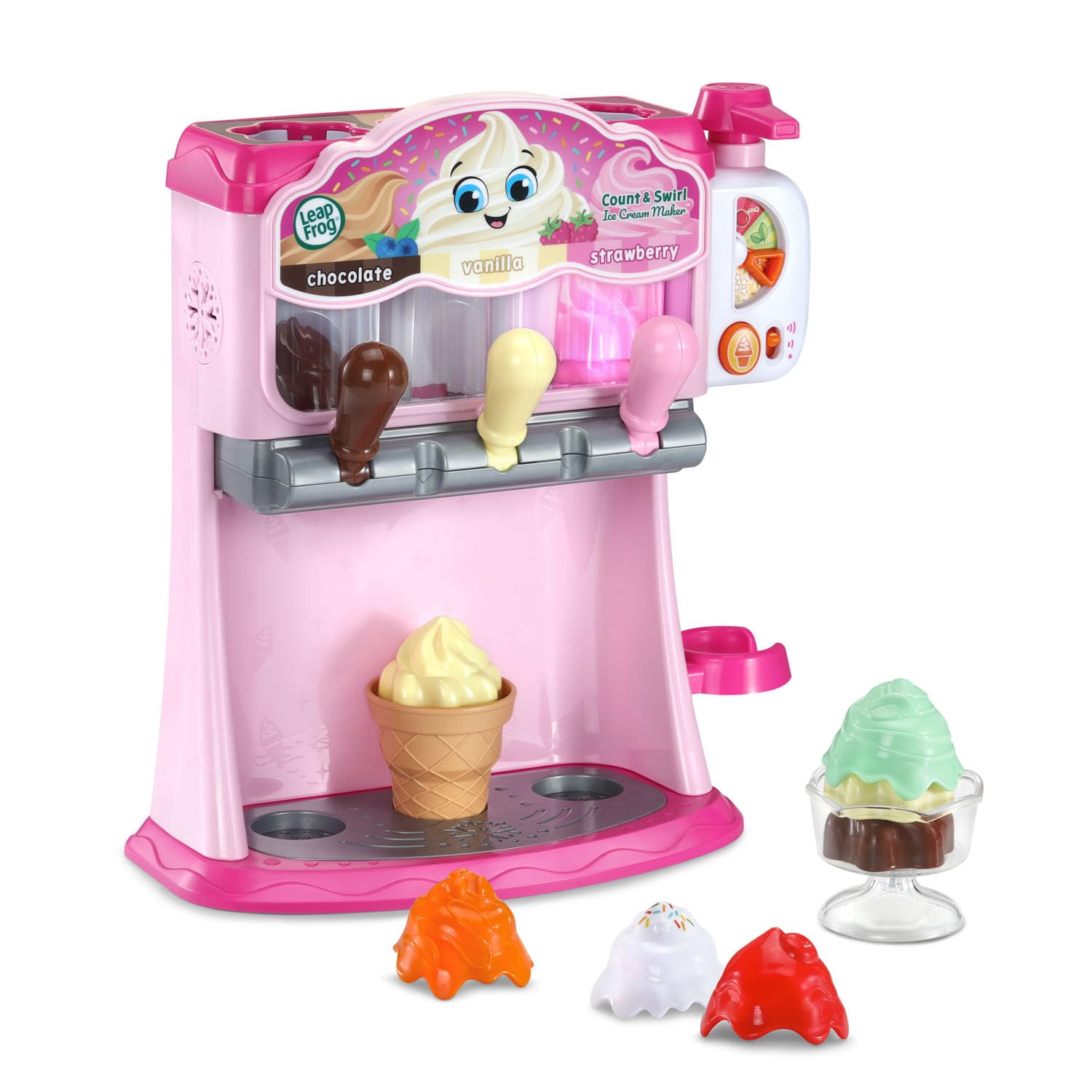 Foto 4 pulgar | Set De Juego Para Hacer Helados Leapfrog Count And Swirl Pink 2+ - Venta Internacional.