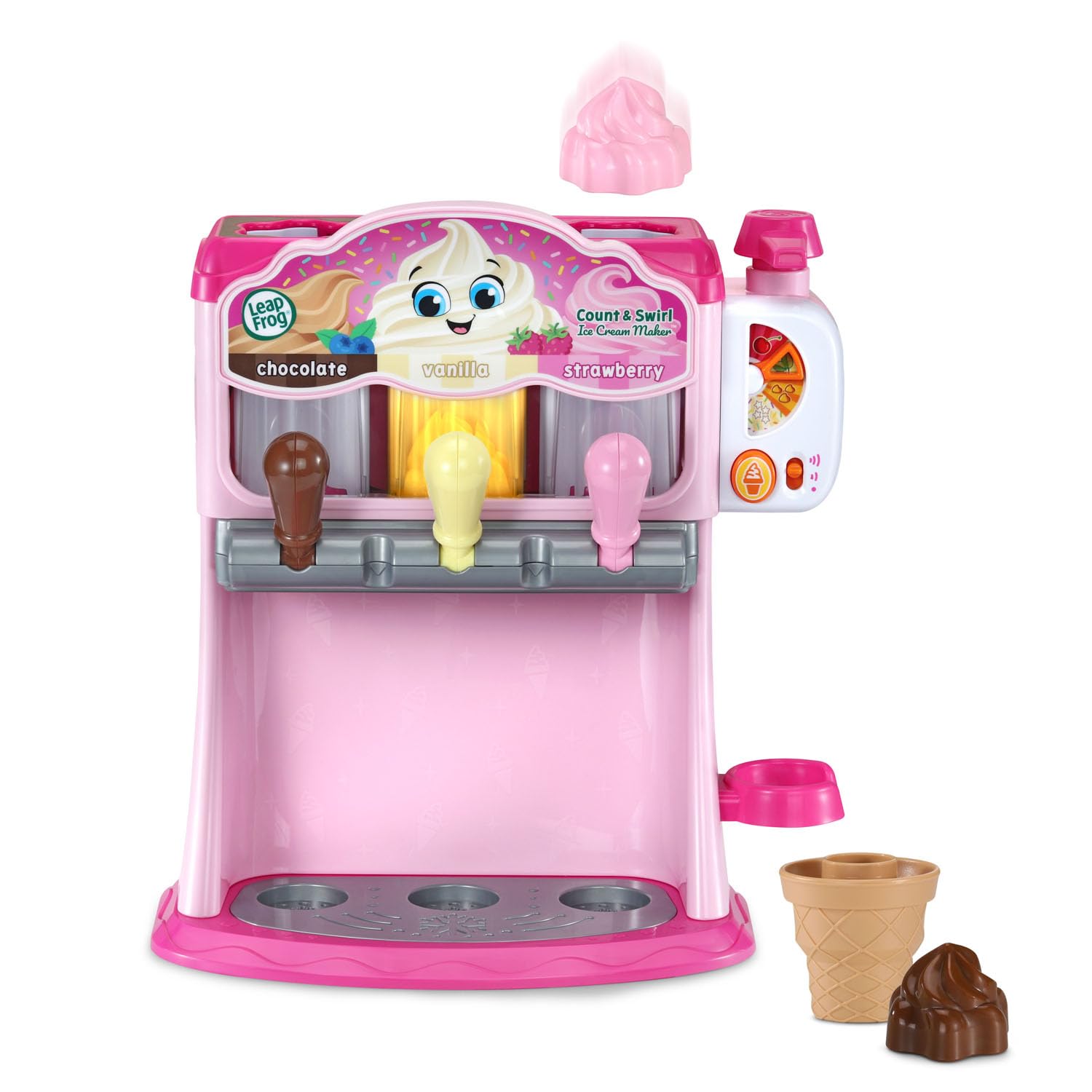 Foto 5 pulgar | Set De Juego Para Hacer Helados Leapfrog Count And Swirl Pink 2+ - Venta Internacional.