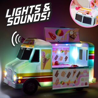 Foto 3 | Camión De Helados Sunny Days Maxx Action Con Luces De 12 Pulgadas - Venta Internacional.
