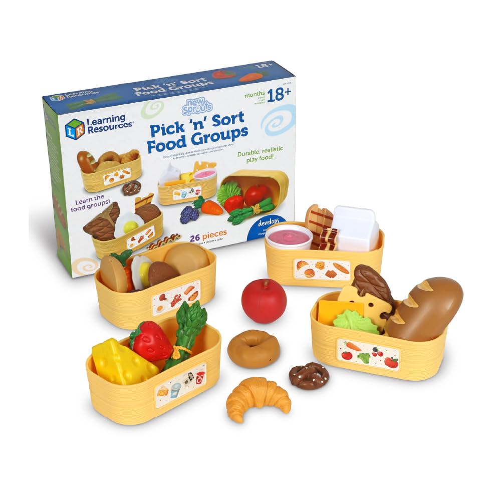 Juego De Juguetes Para Comida, Recursos De Aprendizaje, Nuevos Brotes, Picar Y Clasificar - Venta Internacional.