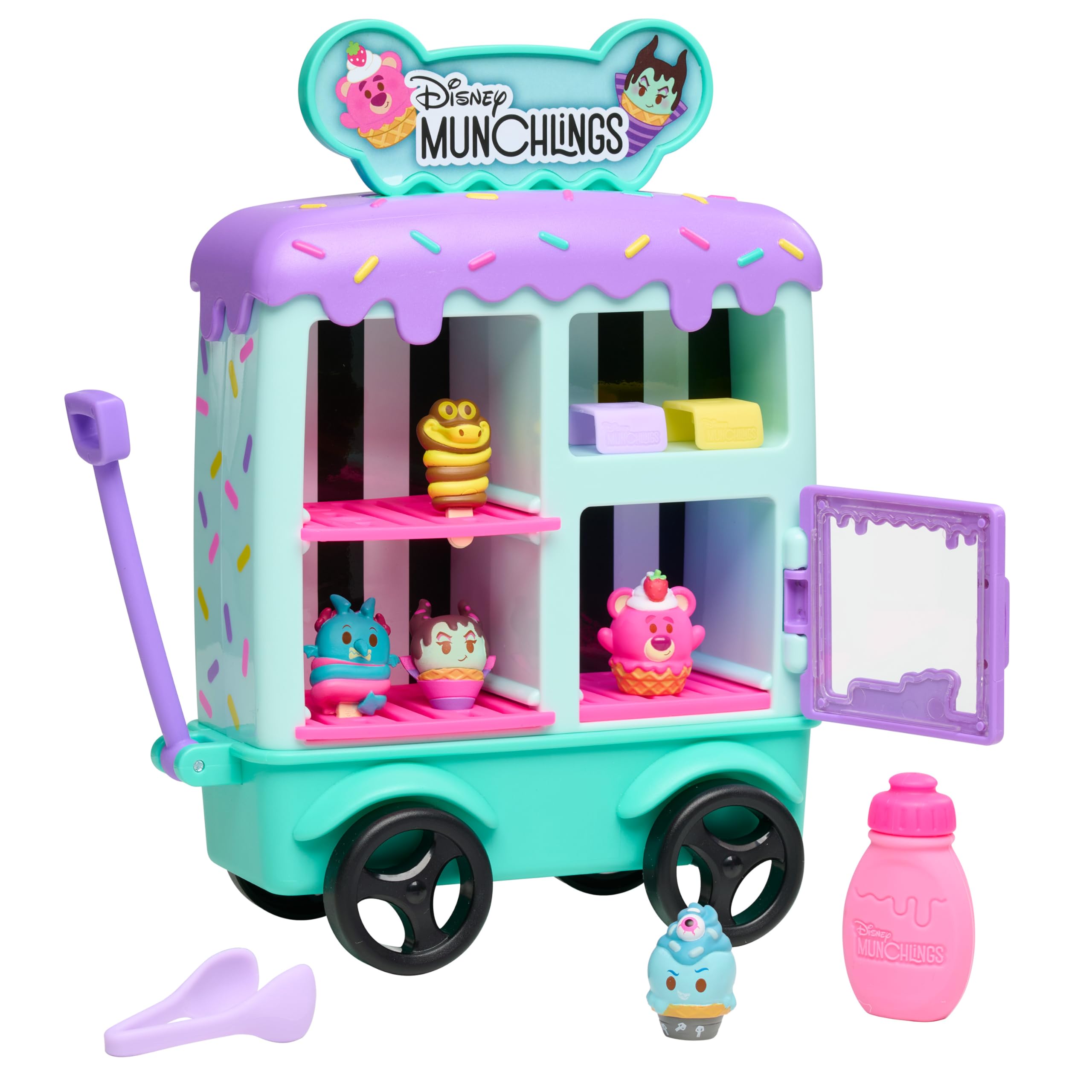 Foto 2 pulgar | Carrito De Helados Toy Just Play Disney Munchlings Con 13 Piezas - Venta Internacional.