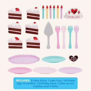 Foto 4 | Torta De Cumpleaños De Juguete Battat Play Circle Con Platos Y Velas - Venta Internacional.