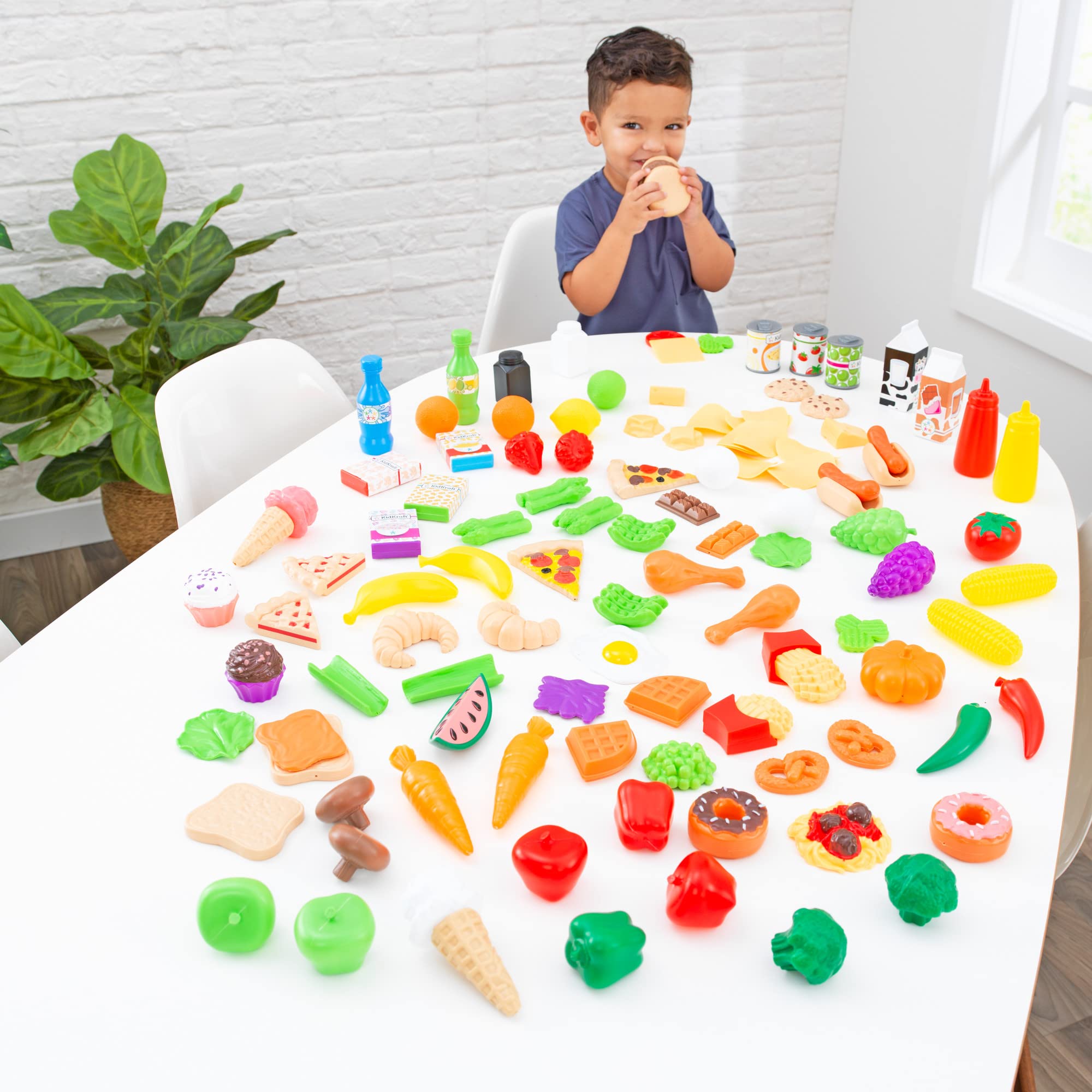 Foto 3 pulgar | Set De Comida Pretend Play Kidkraft Deluxe Tasty Treats, 115 Unidades - Venta Internacional.