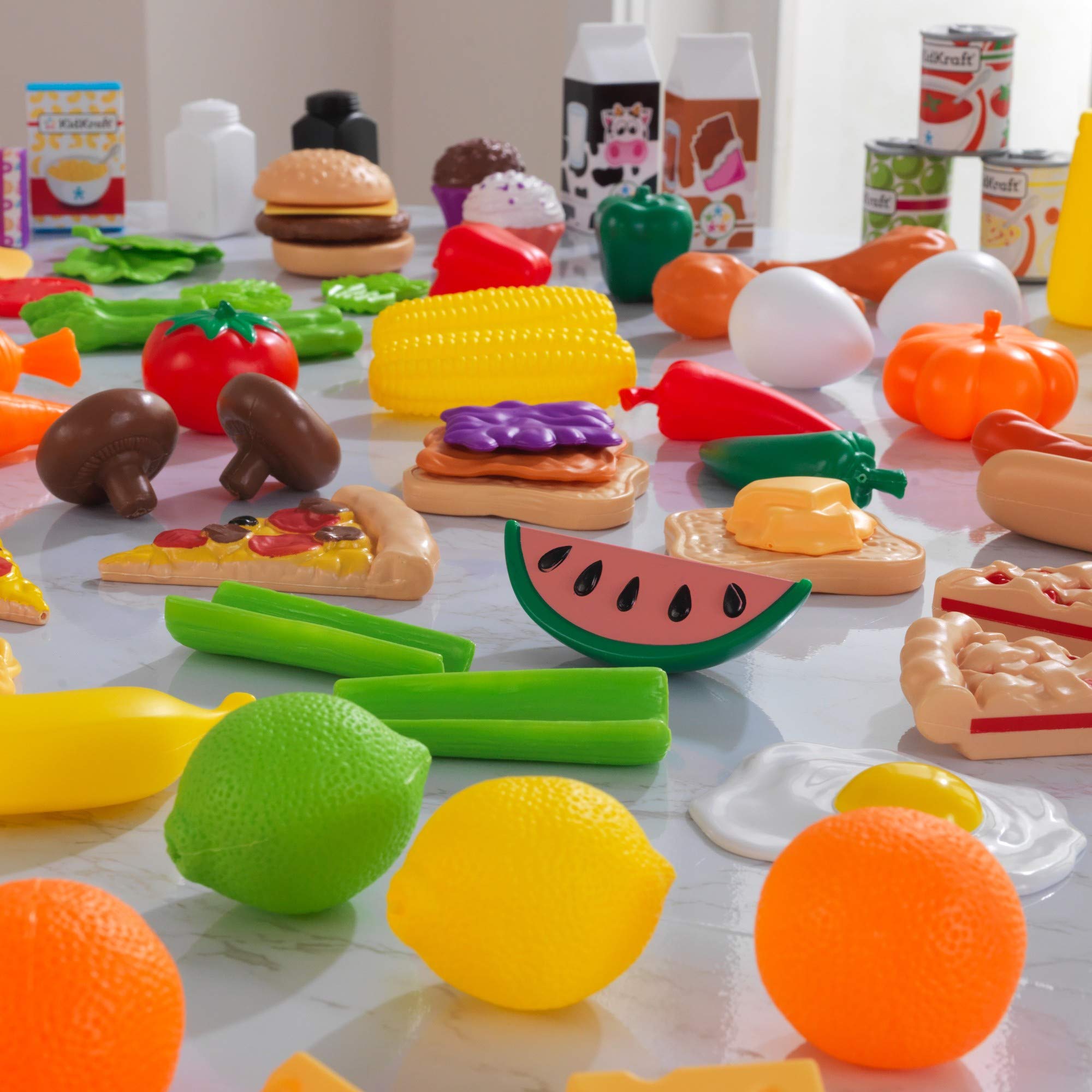 Foto 8 pulgar | Set De Comida Pretend Play Kidkraft Deluxe Tasty Treats, 115 Unidades - Venta Internacional.