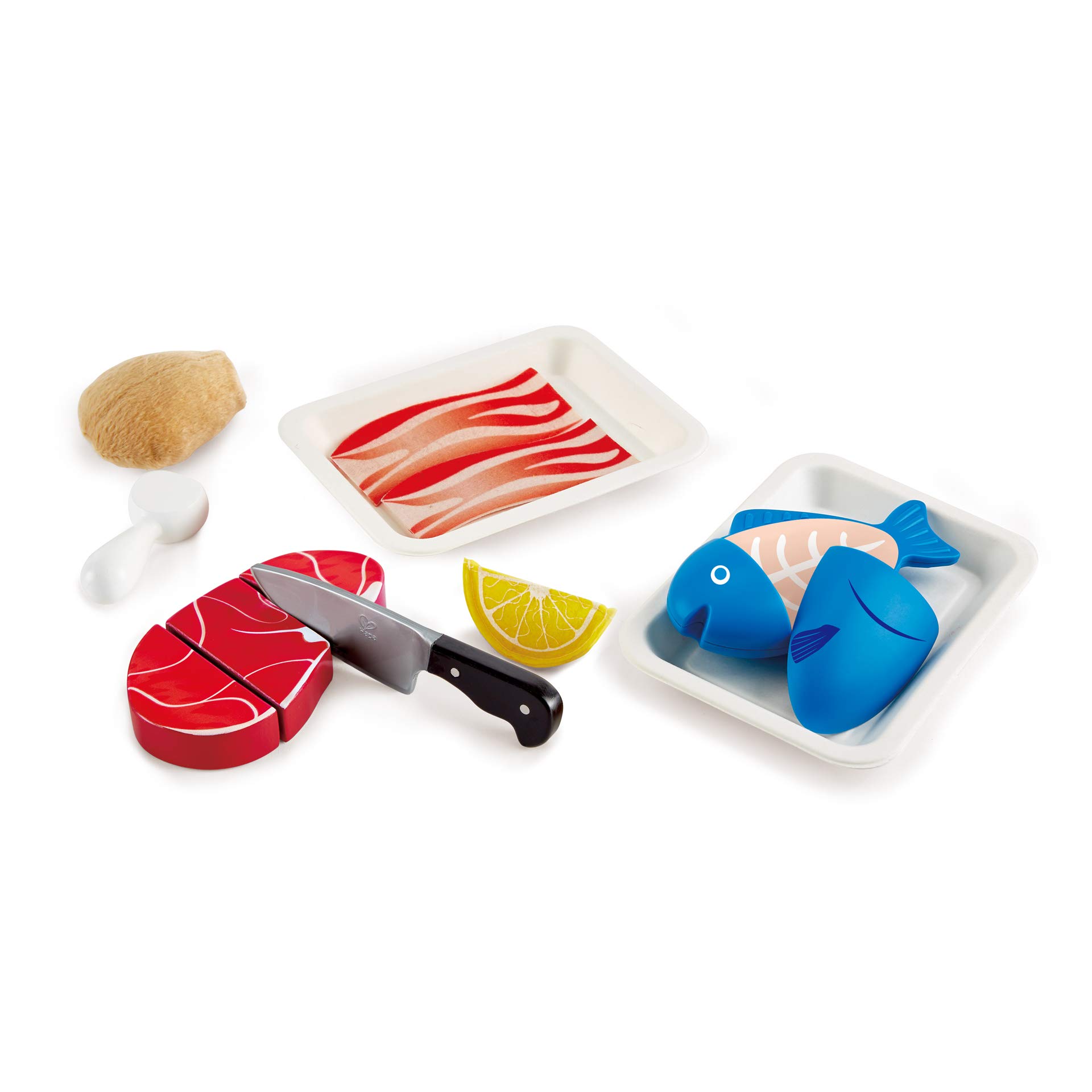 Foto 2 pulgar | Juego De Comida De Madera Con Forma De Juguete Hape Tasty Proteins Para Niños - Venta Internacional.