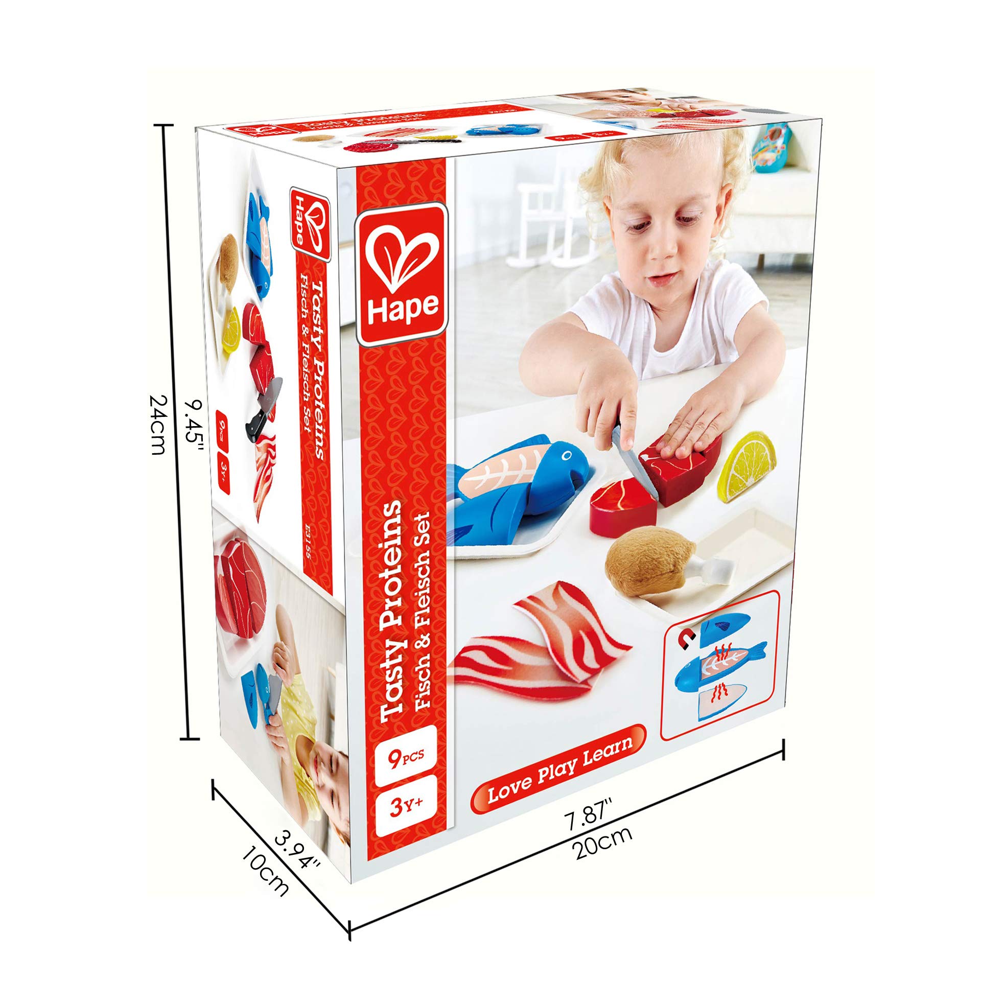 Foto 7 pulgar | Juego De Comida De Madera Con Forma De Juguete Hape Tasty Proteins Para Niños - Venta Internacional.