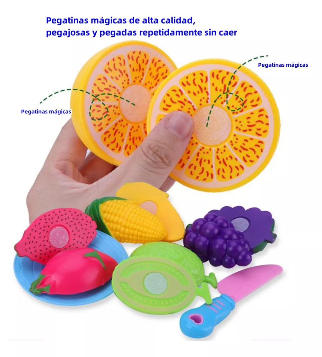 Foto 6 pulgar | Set de Juguete Canasto de Alimentos 48 Piezas