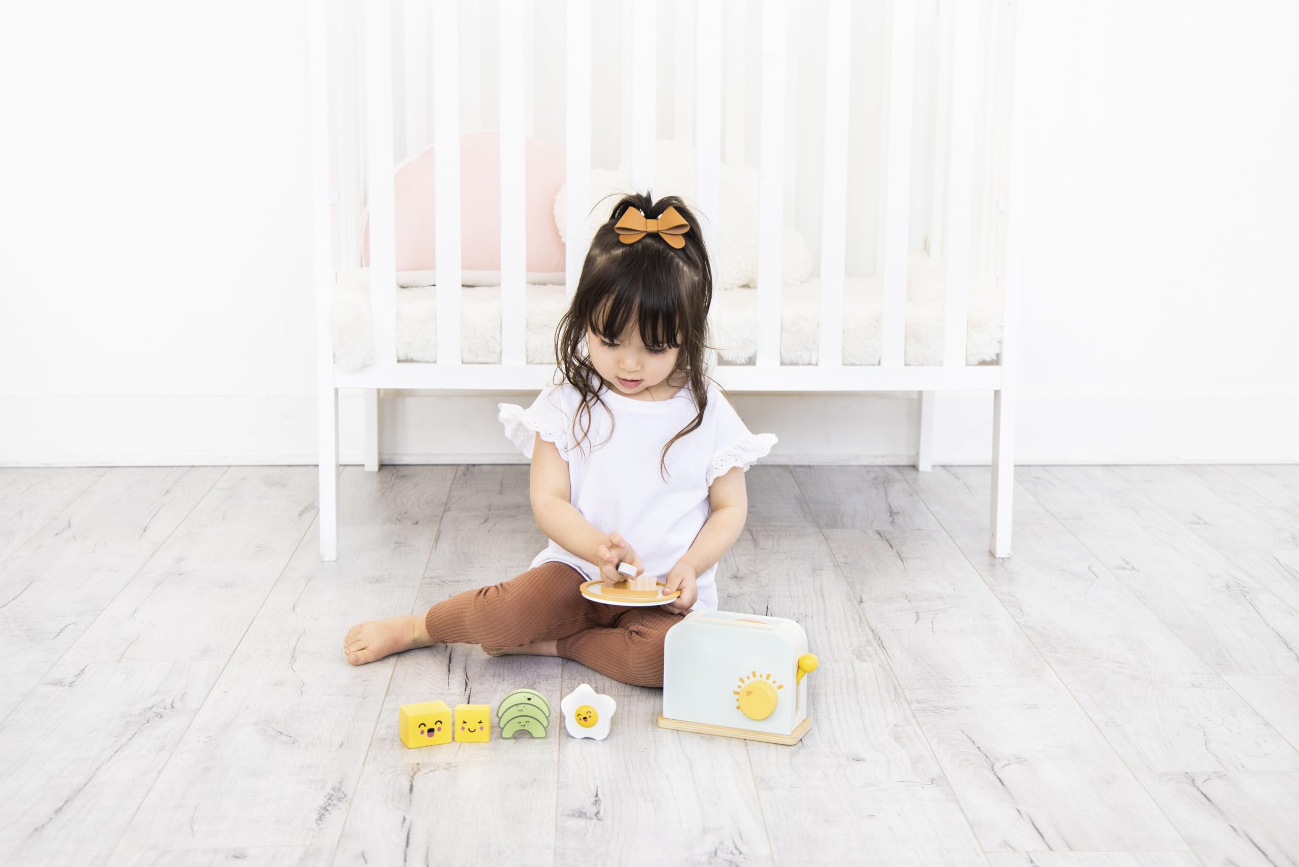 Foto 8 pulgar | Juego de Horno Tostador de Juguete Pearhead Brunch Time Montessori para +3 Años - Venta Internacional