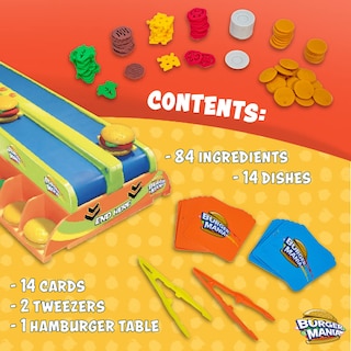 Foto 4 | Juego Fotorama Burger Mania Sizzling Build-a-burger Desde Hace Más De 6 Años - Venta Internacional.