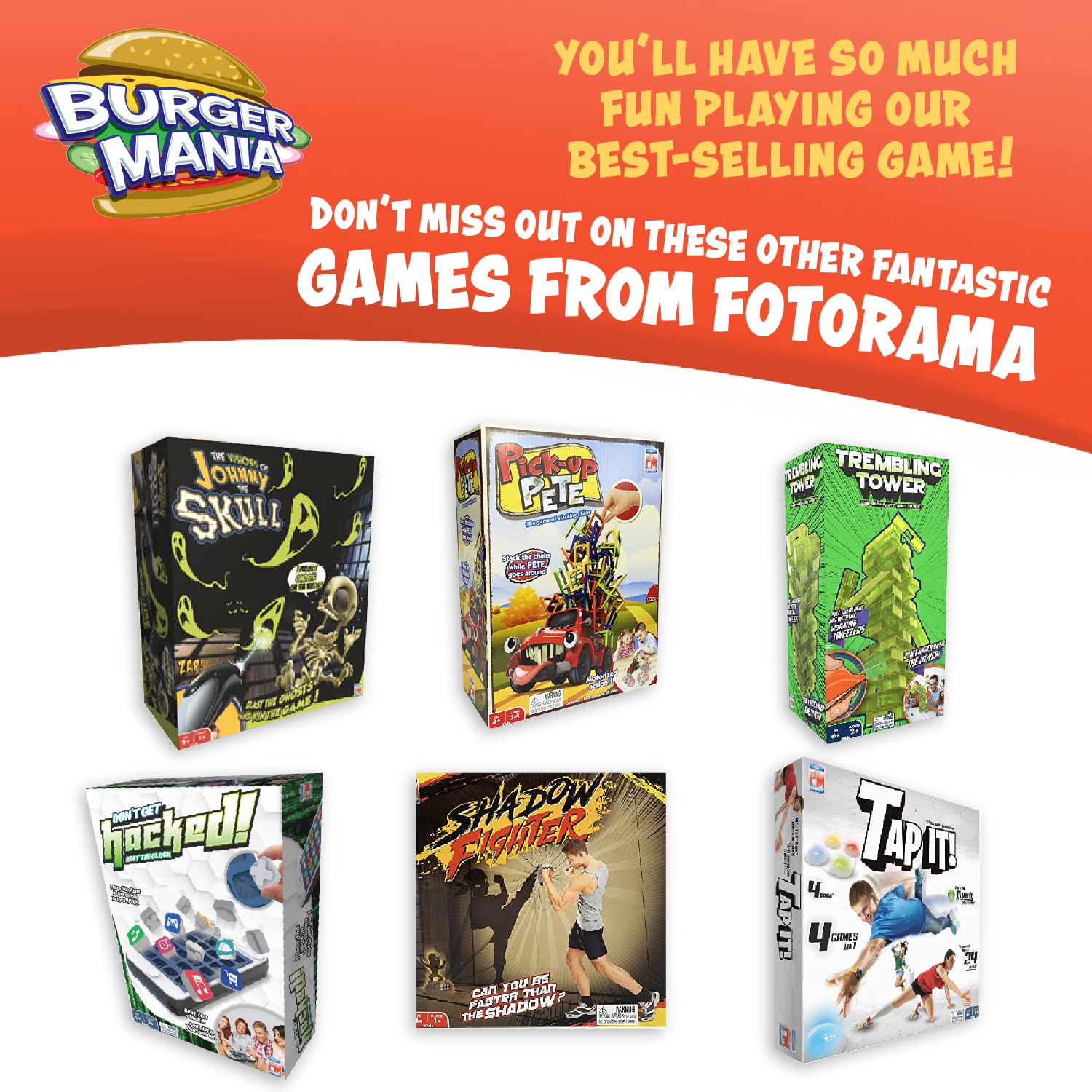 Foto 7 pulgar | Juego Fotorama Burger Mania Sizzling Build-a-burger Desde Hace Más De 6 Años - Venta Internacional.