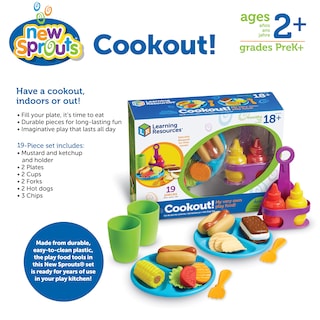 Foto 6 | Set De Barbacoa Learning Resources New Sprouts Cookout! ¡19 Piezas - Venta Internacional.