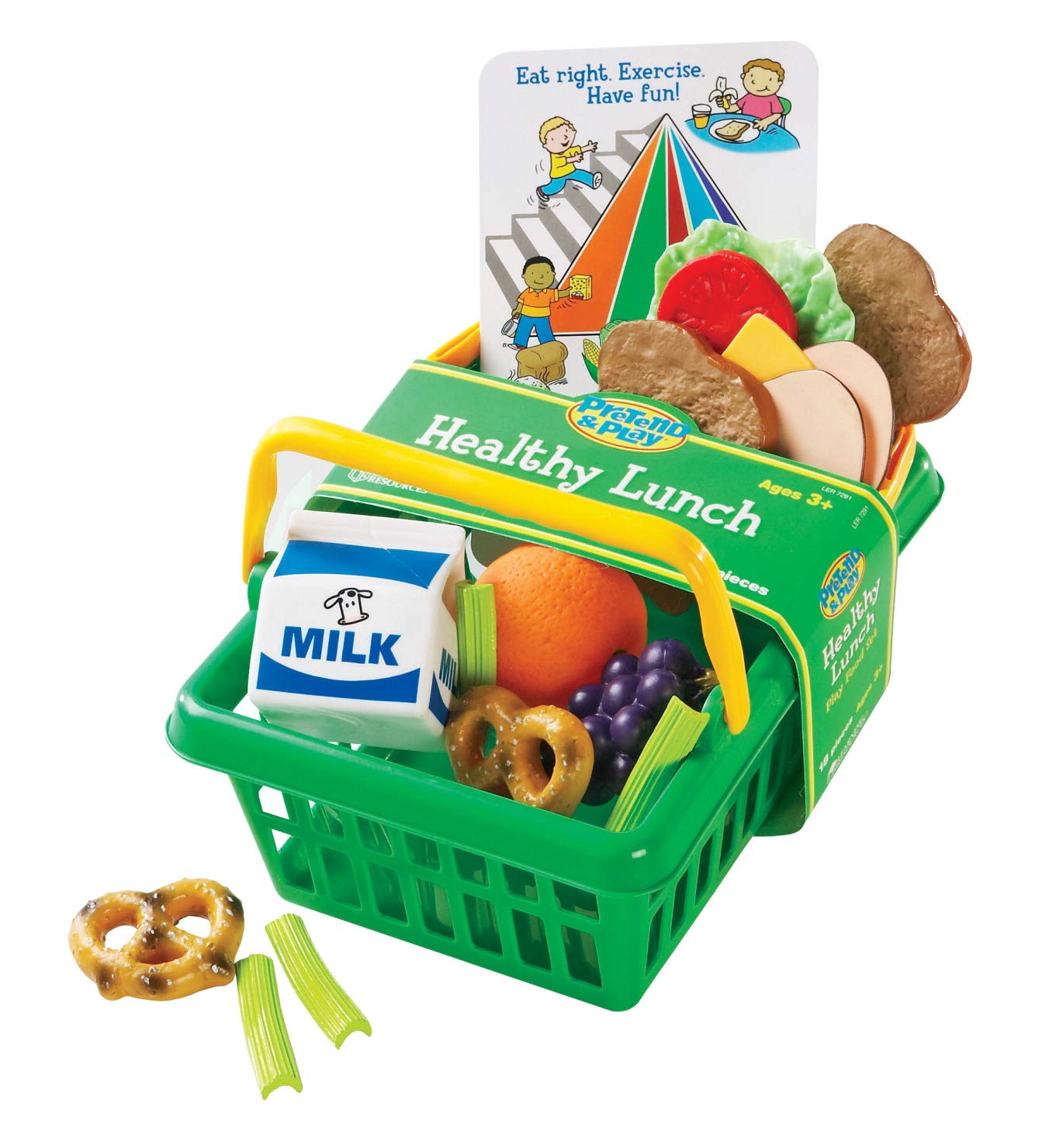 Foto 2 pulgar | Canasta De Almuerzo Saludable Pretend Play Food Learning Resources 3+ - Venta Internacional.