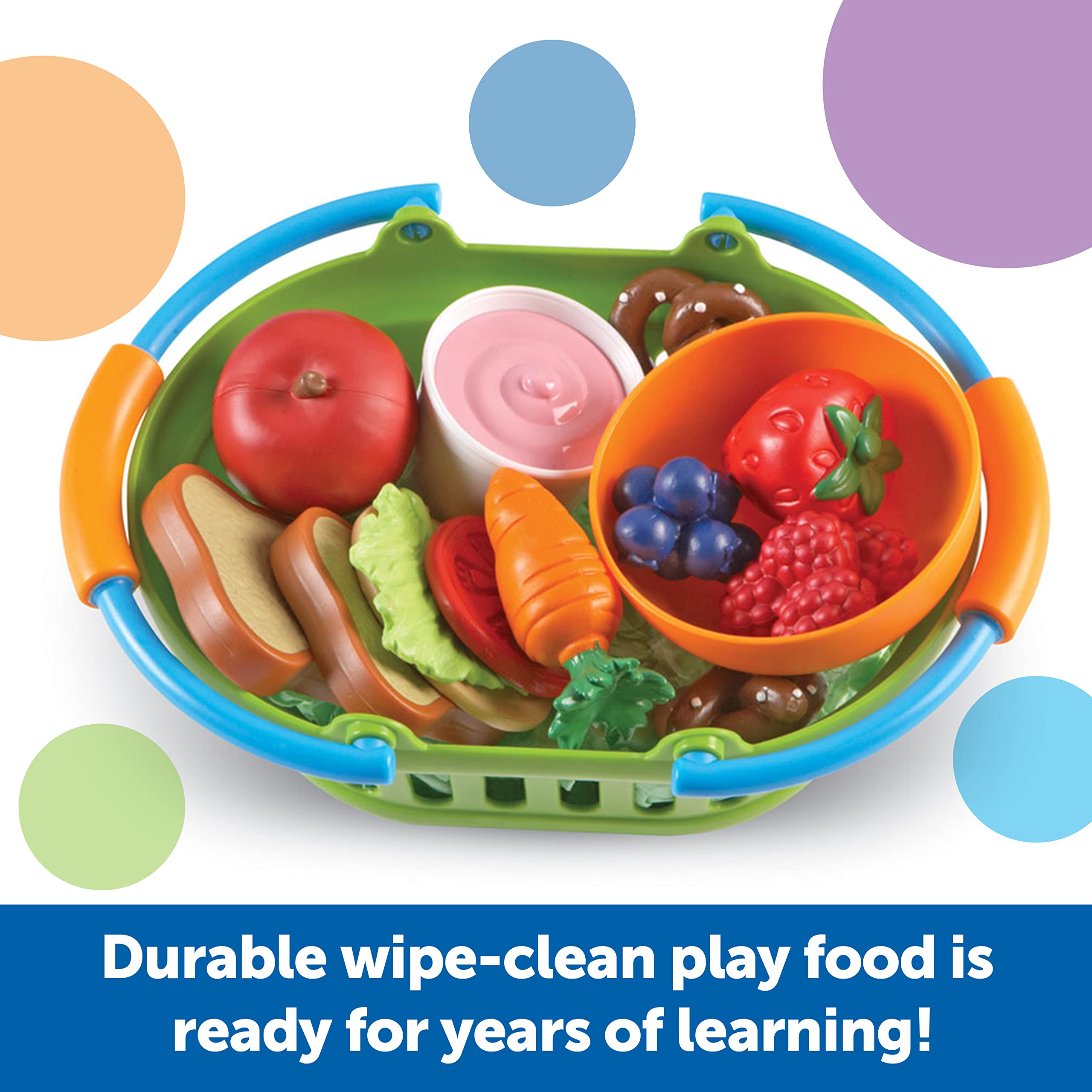 Foto 3 | Cesta De Alimentos Saludables New Sprouts De Toy Learning Resources, 37 Unidades - Venta Internacional.