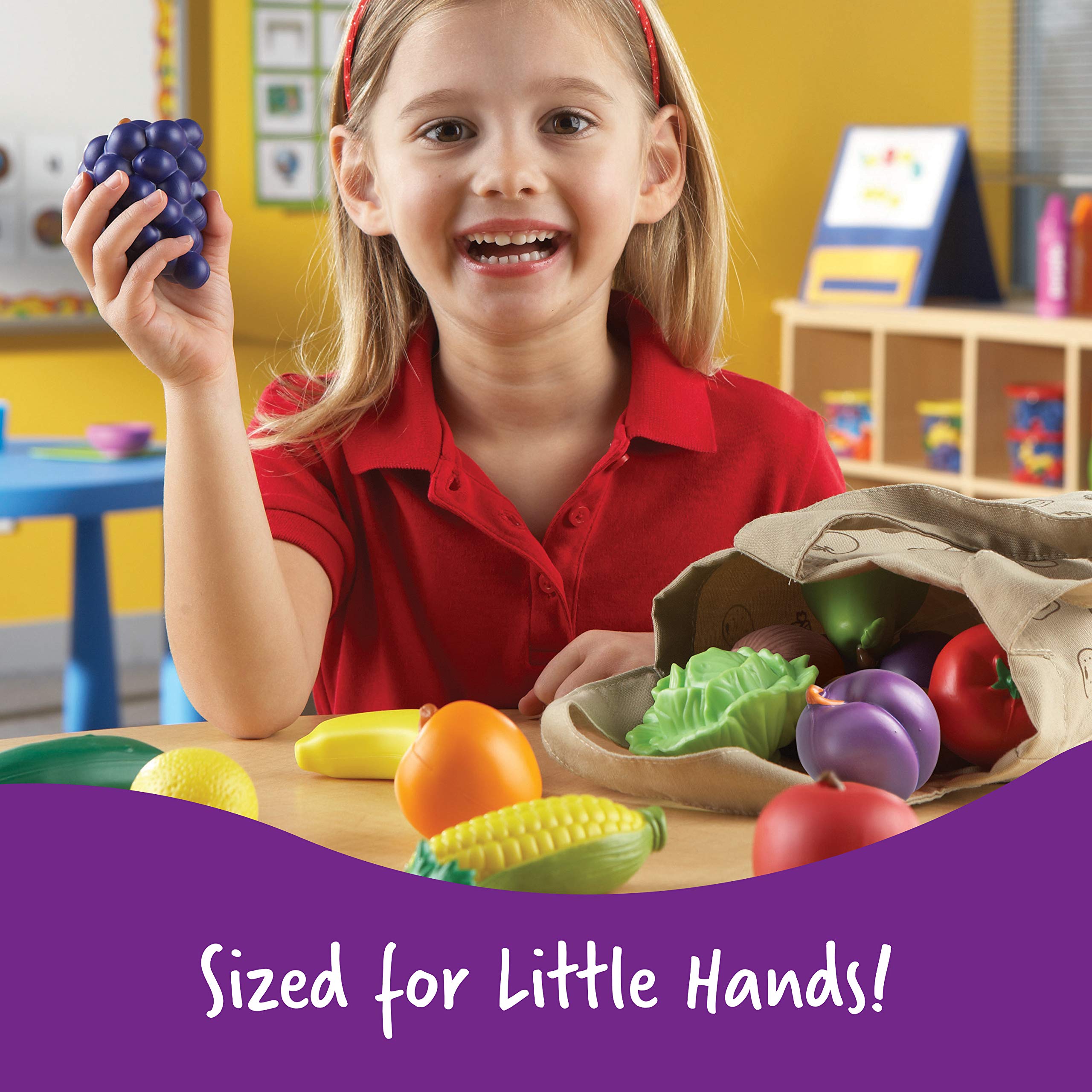 Foto 6 pulgar | Bolsa Pretend Play Toys Learning Resources Para Frutas Y Verduras Recién Recolectadas, 17 Piezas - Venta Internacional.